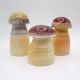 Peach Calcite Mushrooms