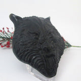 Black Obsidian Wolf Totem