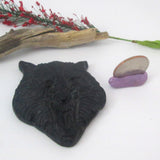 Black Obsidian Wolf Totem