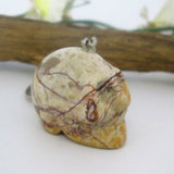 Brecciated Jasper Skull
