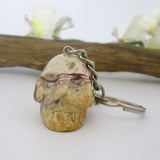 Brecciated Jasper Skull