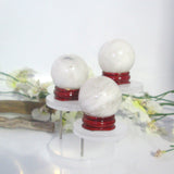 Rainbow Moonstone Sphere & Stand