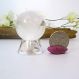 Healing Clear Rainbow Quartz Crystal Sphere