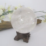 Rainbow Quartz Sphere & Stand