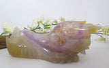 Amethyst Quartz Dragon Head