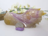 Amethyst Quartz Dragon Head