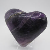 Purple Fluorite Heart