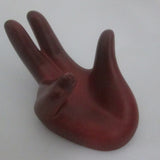 Buddha Hand Rosewood Sphere Stand