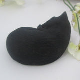 Black Obsidian Sleeping Kitty