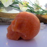 Orange Aventurine Skull