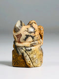 Maneki Neko "Grounding" Crazy Lace Agate Money Cat