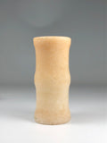 Yellow Jade Bamboo Vase