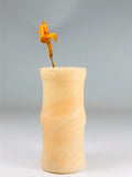 Yellow Jade Bamboo Vase