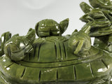 Jade Lucky Carved Dragon Turtle