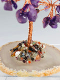 Amethyst Tree of Life Agate Base