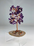 Amethyst Tree of Life Agate Base