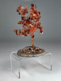 Carnelian Tree of Life Agate Base