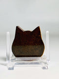 Tigers Eye Kitty Head Totem