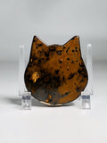 Tigers Eye Kitty Head Totem