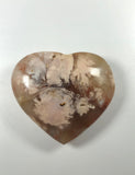 Flower Agate Heart