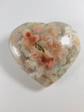 Flower Agate Heart