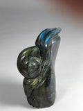 Labradorite Snail Totem