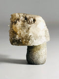 Mushroom House Crystal Quartz Gemstone Cluster Totem