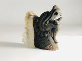 Dragon Head Crystal Quartz Gemstone Cluster Totem