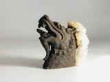 Dragon Head Crystal Quartz Gemstone Cluster Totem