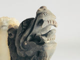 Dragon Head Crystal Quartz Gemstone Cluster Totem