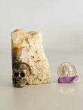Skull Crystal Quartz Gemstone Cluster Totem