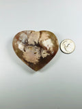 Flower Agate Heart