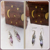Alexandrite Bumble Bee Sterling Silver Earrings