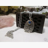 Tree Of Life Blue Sapphire Necklace & Jewelry Box Mystical Moons