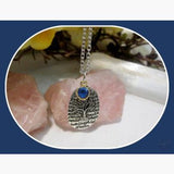Tree Of Life Blue Sapphire Necklace & Jewelry Box Mystical Moons