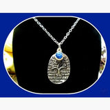 Tree Of Life Blue Sapphire Necklace & Jewelry Box Mystical Moons