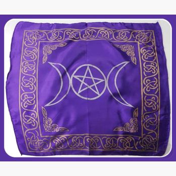 Triple Moon Altar Cloth Mystical Moons