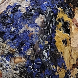 Azurite with Goethite
