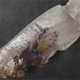 Quartz with Iron, Limonite, Calcite & Goethite