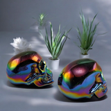 Rainbow Titanium Quartz Skull