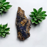 Azurite with Goethite