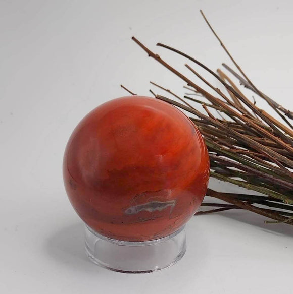 Red Agate Sphere