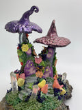 Crystal Quartz Mushroom Place Duplex Fairy Home