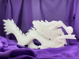 White Onyx Dragon with Orb