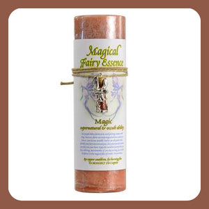 Magic Pillar Candle with Fairy Dust Necklace