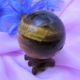 Tigers Eye Mini Sphere & Stand