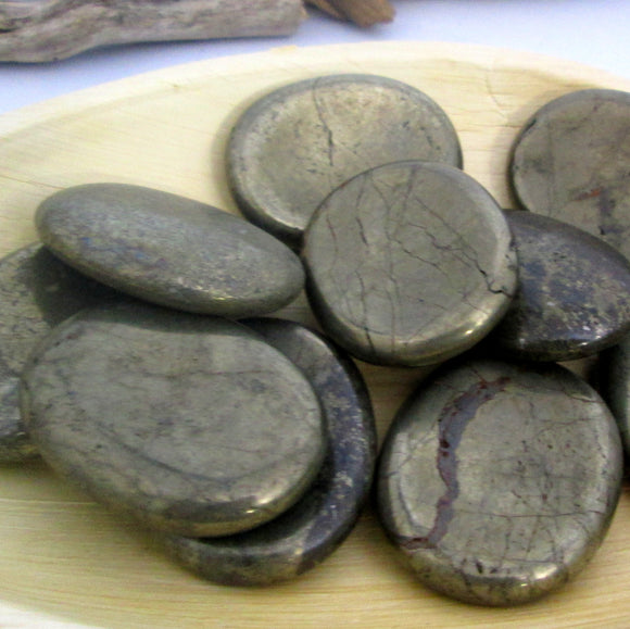 Pyrite Worry Stone