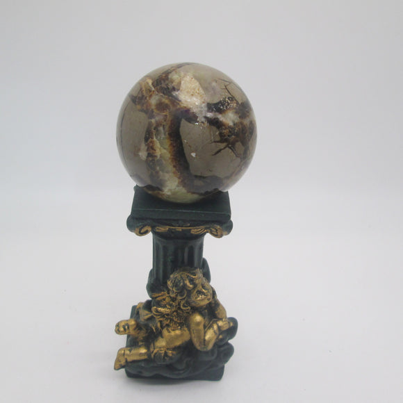 Septarian Sphere & Stand