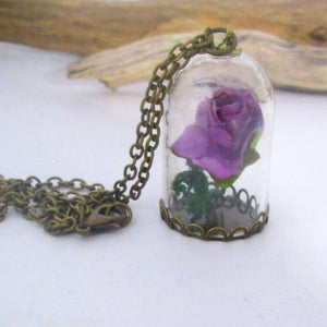 Glow Rose Necklace