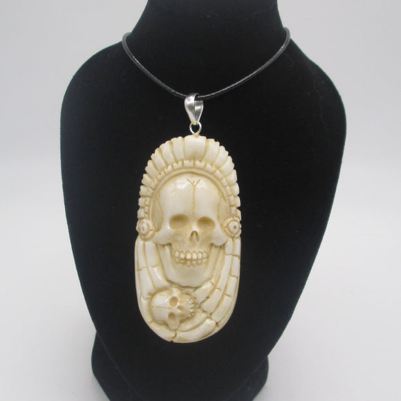 Indian Chief Skull Necklace